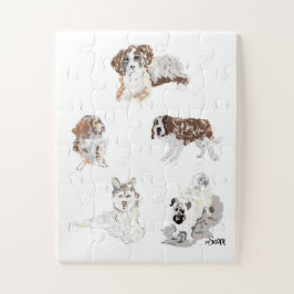 Rätsel: Liebe von Hunden Puzzle