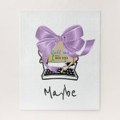 Rätsel Lila Bow-Schreibmaschine nennen mich vielle Puzzle (Vertikal)