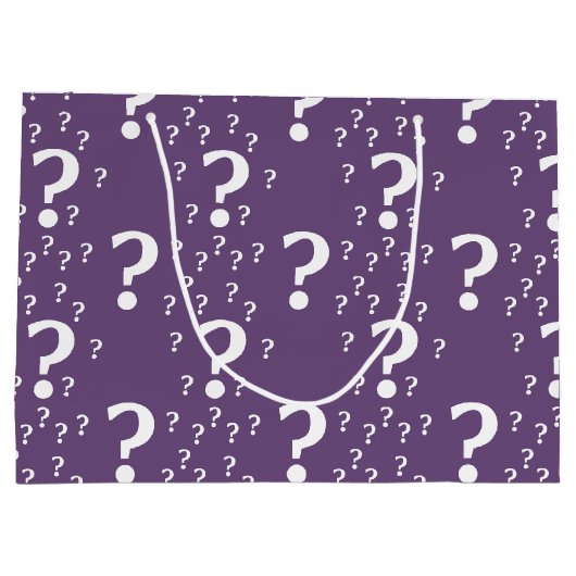 Rätsel lila große geschenktüte (Rückseite)