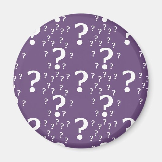 Rätsel lila magnet (Vorne)