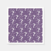 Rätsel lila serviette (Vorderseite)