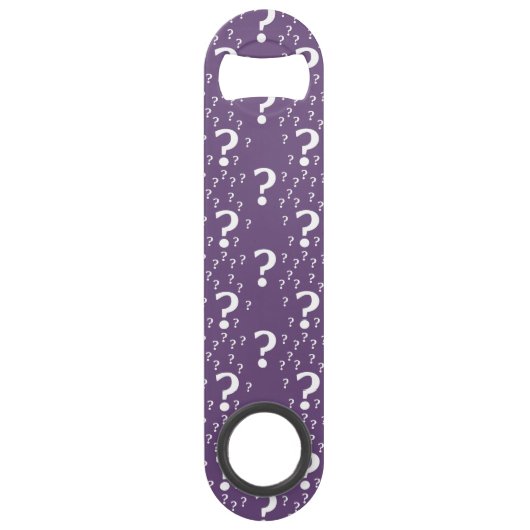 Rätsel lila speed flaschenöffner (Rückseite)