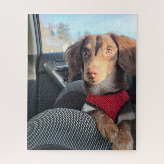 Rätsel mit dem Welpen Puzzle (Vertikal)