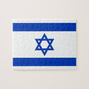 Rätsel mit der Flagge Israels Puzzle