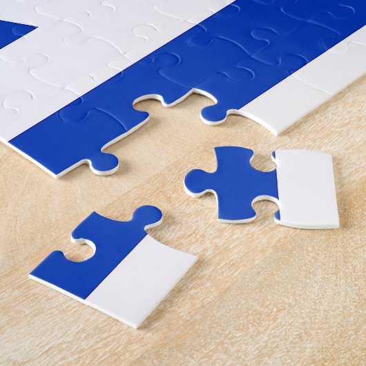 Rätsel mit der Flagge Israels Puzzle (Seite)