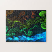 Rätsel mit flüssigem Rauch Puzzle (Horizontal)
