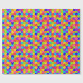 Rätsel mit glänzenden Wrapping Geschenkpapier (Flach)