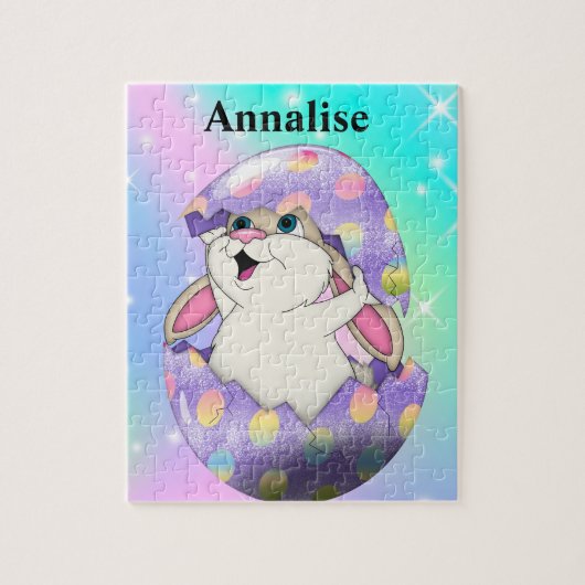 Rätsel mit Hase Puzzle (Vertikal)