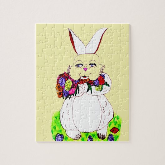 Rätsel OSTBUNNY UND BLUME Puzzle (Vertikal)
