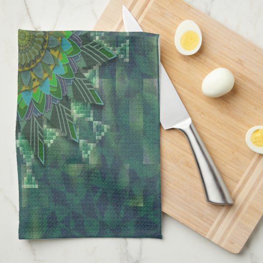 Rätsel-Parametrisierung Geschirrtuch (Viertel Falte)