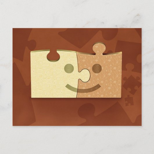 Rätsel Postkarte (Vorderseite)