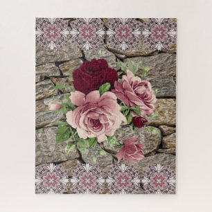 Rätsel Rosen Floral Rock Puzzle