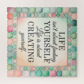 Rätsel schaffen Sie sich selbst inspirierend Puzzle (Horizontal)