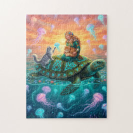 Rätsel-Schildkröte Puzzle