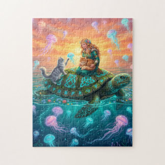 Rätsel-Schildkröte Puzzle