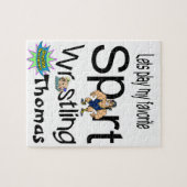 Rätsel Spielen wir unseren Lieblings-Sport-Wrestli Puzzle (Horizontal)