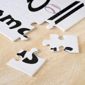 Rätsel Spielen wir unseren Lieblingssport-Baseball Puzzle (Seite)