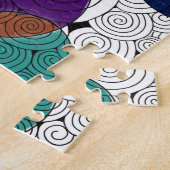Rätsel Wirbel und Kreise Puzzle (Seite)