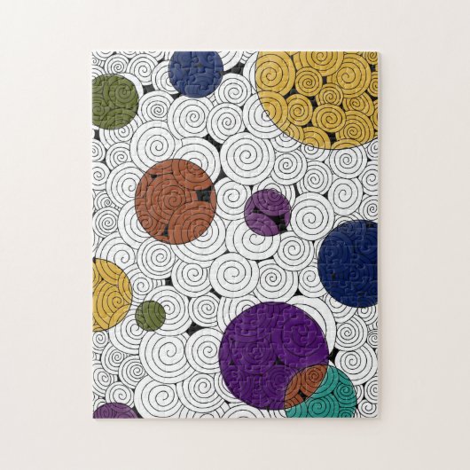 Rätsel Wirbel und Kreise Puzzle (Vertikal)