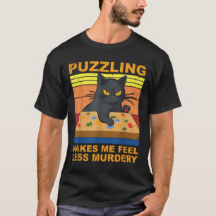 Rätselhaftes Macht Mich Weniger Mörderisch Retro V T-Shirt