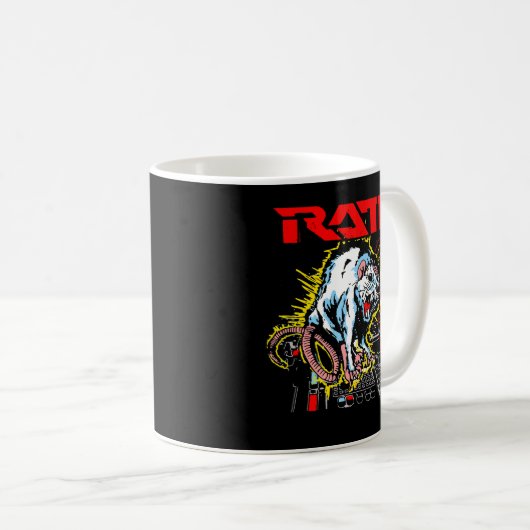 Ratt schockierte Ratt Kaffeetasse (VorderseiteRechts)