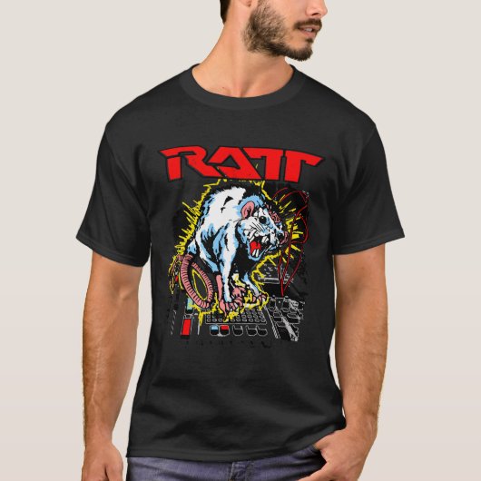 Ratt schockierte Ratt T-Shirt (Vorderseite)