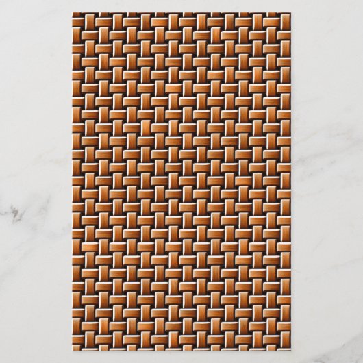 Rattanbeschaffenheit Briefpapier (Vorderseite)