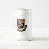 RATTE A-10 Bier Stein - (helle Farbe) Bierglas (Vorderseite Links)