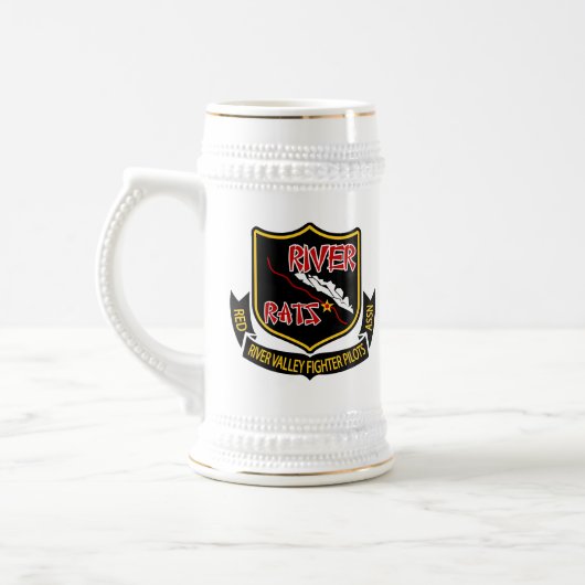 RATTE A-10 Bier Stein - (helle Farbe) Bierglas (Links)