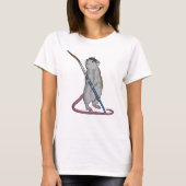 Ratte als Maler mit Pinsel T-Shirt (Vorderseite)