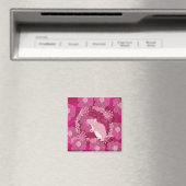 Ratte, Blume des Lebens, Rose, Mandala,Zen,Chakra, Magnet (In Situ (Geschirrspüler))