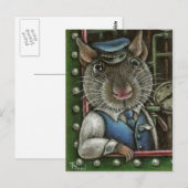 Ratte der Lokomotivführer Postkarte (Vorne/Hinten)