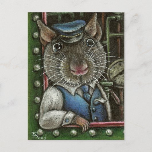 Ratte der Lokomotivführer Postkarte (Vorderseite)