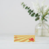 Ratte - dünn mini visitenkarte (Stehend Vorderseite)