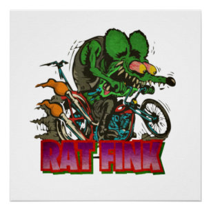 Ratte Fink Vintage Poster