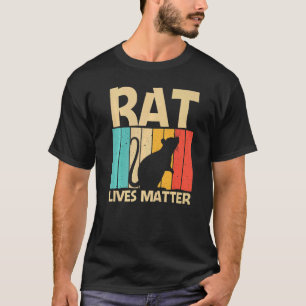 Ratte Für Männer Frauen Maus Haustier Nagetier Rat T-Shirt