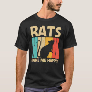 Ratte für Männer Frauen Maus Haustier Nagetier Rat T-Shirt