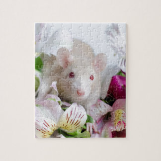Ratte in den Blumen Puzzle