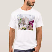Ratte in den Blumen T-Shirt (Vorderseite)