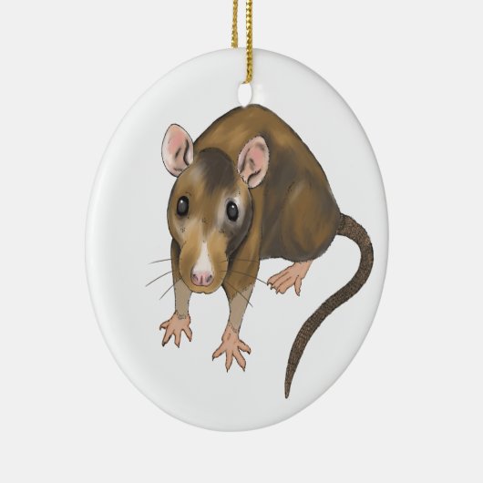 Ratte Keramikornament (Rechts)