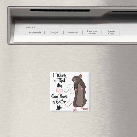 Ratte Lover Magnet (In Situ (Geschirrspüler))