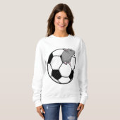 Ratte mit Fußball Sweatshirt (Vorne ganz)