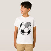 Ratte mit Fußball T-Shirt (Vorne ganz)