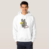 Ratte mit gelber Blume Hoodie (Vorne ganz)