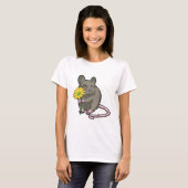 Ratte mit gelber Blume T-Shirt (Vorne ganz)