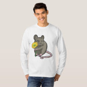 Ratte mit gelber Blume T-Shirt (Vorne ganz)