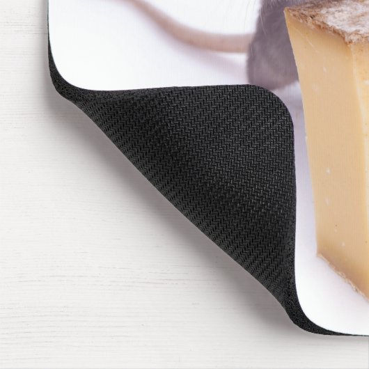 Ratte mit Käse Mousepad (Ecke)