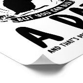 Ratte Pet | Rodent Zuhause Rat Animals Geschenk Poster (Ecke)