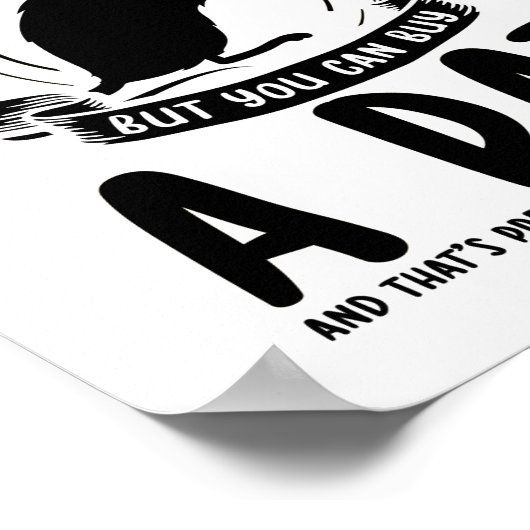 Ratte Pet | Rodent Zuhause Rat Animals Geschenk Poster (Ecke)