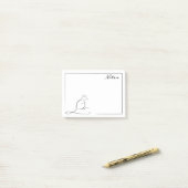 Ratte Posten-esanmerkungen Post-it Klebezettel (Auf Schreibtisch)